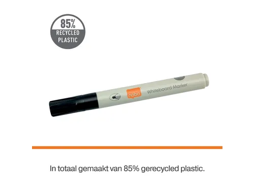 Whiteboardmarker Nobo ronde punt 3mm zwart