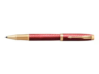Rollerpen Parker IM Premium Red Lacquer GT Fijn Zwarte inkt - 2
