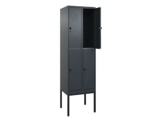 dubbeldekse locker,HxBxD 2120x600x500mm,2x2vak.,vak B 300mm - 2
