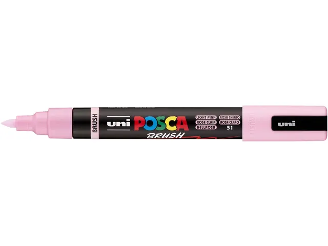 Uni Posca paintmarker PC-5BR 1 - 4 mm penseel lichtroze