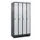 locker,HxBxD 1950x1000x500mm,4vak,vak B 250mm,draaigrendel,sokkel
