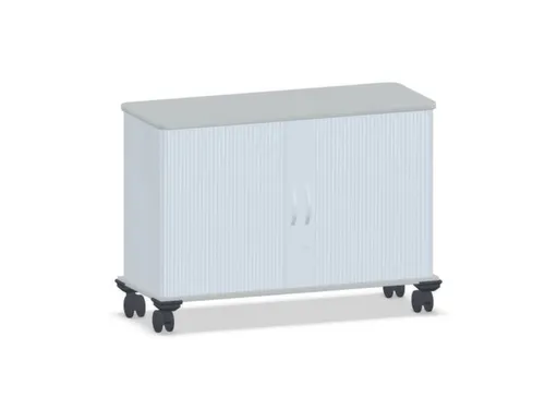 jaloeziedeurkast,HxBxD 720x1000x400mm,decor romp lichtgrijs