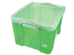 Opbergdoos 35 Liter Groen Transparant