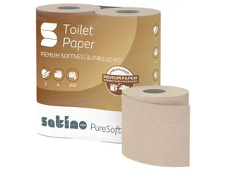 Satino 067130 Toiletpapier MT1 PureSoft 2-laags 4 rollen - 1