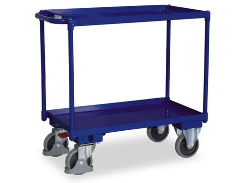 Tafelwagen 400kg Lxb 850x500mm 2 Etages Staalplaat