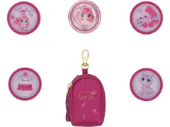 Mini tas Beckmann Cherry red incl. 5 buttons