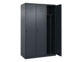 locker voor scheiding van kleding,HxBxD 1850x1200x500mm,3vak - 2