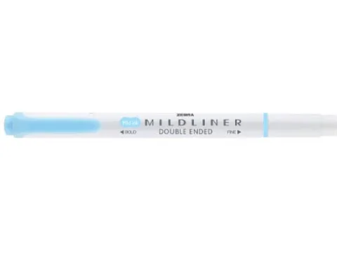 MILDLINER markeerstift lichtblauw dubbele punt