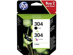 inktcartridge 304 1xZW 1x3 kleuren