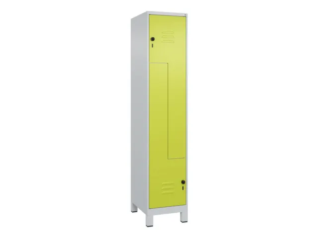 Z-garderobekast,HxBxD 1950x400x500mm,vak B 200/400mm,draaigrendel