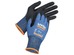 Uvex 60036 Athletic B XP snijbestendige handschoenen, blauw, maat 08,