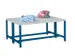 Banc Vestiaire 1000mm Double Assise Lames Plastique Piètement Ral5010