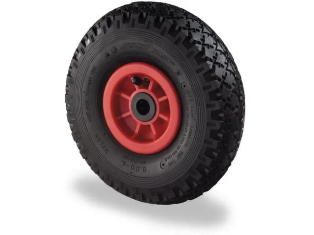 wiel,draagverm. 100kg,lucht m. geulprofiel,ØxB 220x65mm,naaf L 50mm