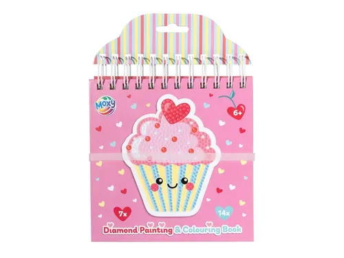 Kleurboek Moxy Diamondpainting 16x16cm