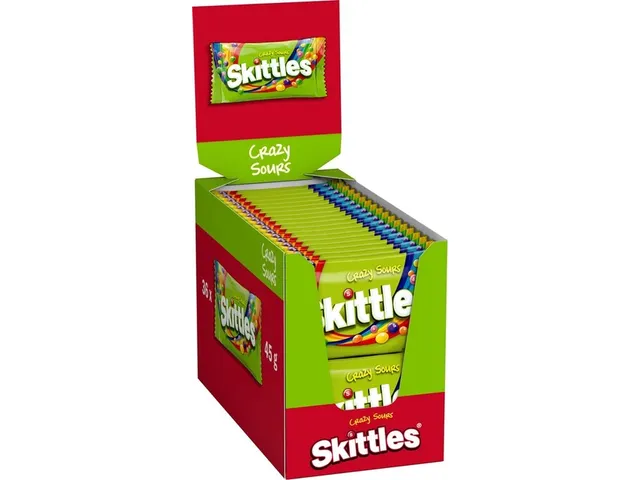 Snoep Skittles crazy sour zak 45gr