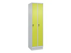 locker,HxBxD 1950x500x500mm,2vak,vak B 250mm,draaigrendel,sokkel
