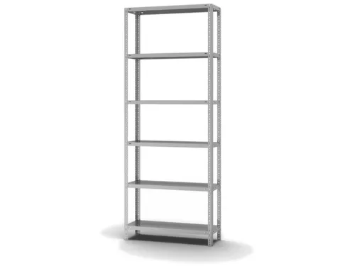 magazijnstelling,grondveld,HxBxD 2500x1000x300mm,vaklast 350kg