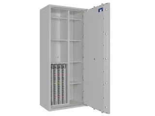 sleutelkluis,HxBxD 1550x650x420mm,448haak,legborden,romp RAL7035 - 4