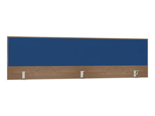 opzetpaneel,v. bureau,aanbouw achter,B 2000mm,NT-cherry,BN6016-blauw