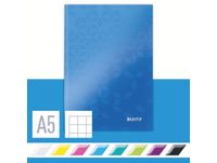 WOW Notepads hardcover A5 geruit blauw
