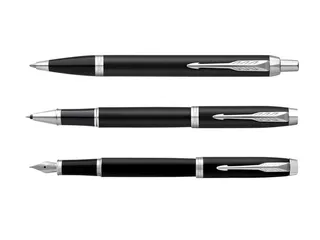 Rollerpen Parker IM Matt Black CT Fijn Zwarte inkt - 4