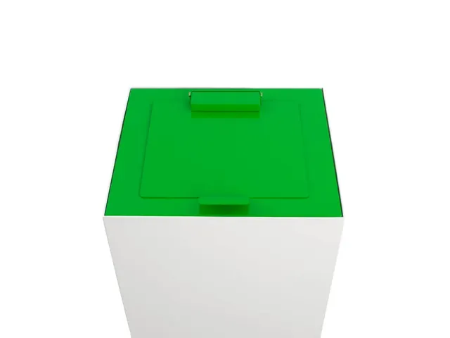 V-Part Top met klepdeksel voor Modulaire Afvalbak 85 en 90 L Groen