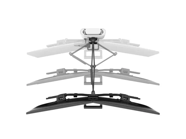 Support pour deux écrans Trace à profil mince