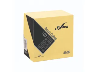 Infibra Servet 25x25cm Crème 2-Laags 1/4 Vouw 3000 Stuks - 1