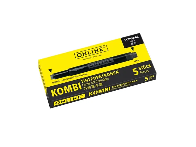 Inktpatroon Online Kombi zwart doos à 5 stuks