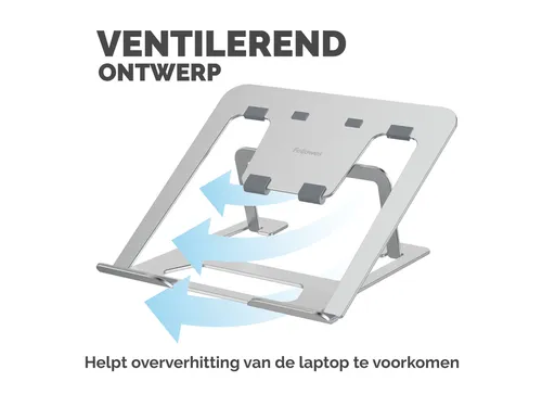 Laptopstandaard Fellowes Alumia zilver
