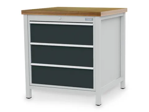 werkbank met opbergruimte,HxBxD 859x810x750mm,multiplexblad