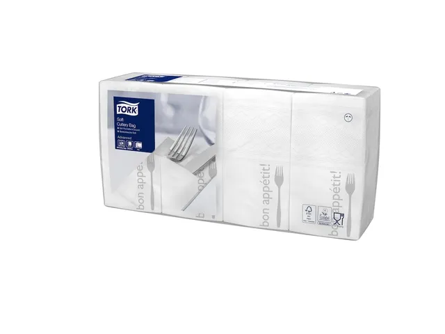 Tork 13662 Soft Bestekzakje Bon Appetit Servet