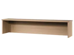 opzetvitrine,HxBxD 350x1200x320mm,hout,beuken,slijt- en krasvast