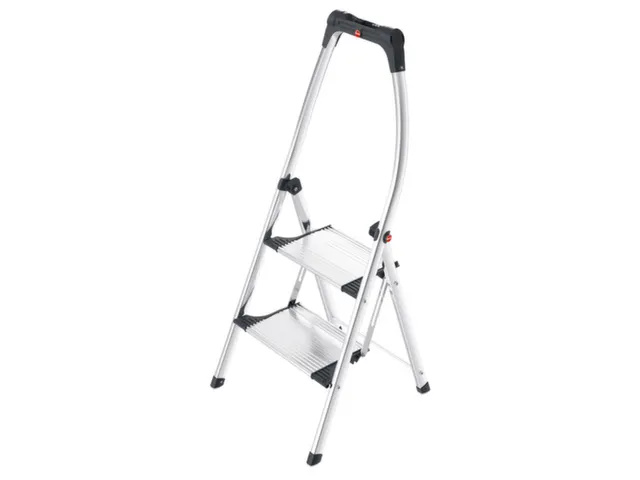 vouwtrapje bordes H 490mm 2treden aluminium