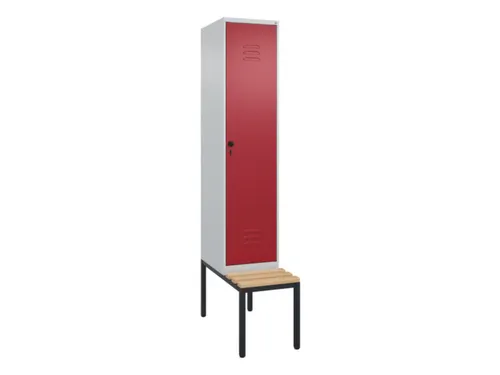 locker voor scheiding van kleding,HxBxD 2120x400x815mm,1vak