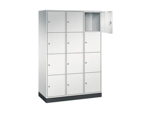 grootvolume-lockersysteem,RAL 7035,HxBxD 1950x1220x500mm,3x4vakken