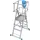 telescoop-platformladder,bordes HxBxD 150x500x600mm