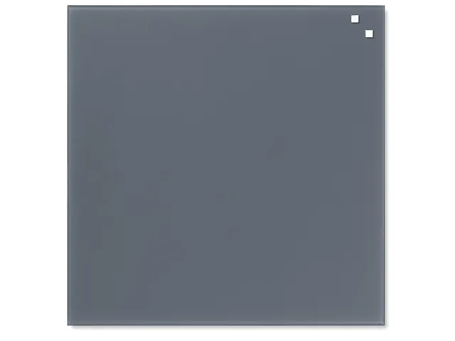 Glasmagneetbord Naga 45x45cm grijs