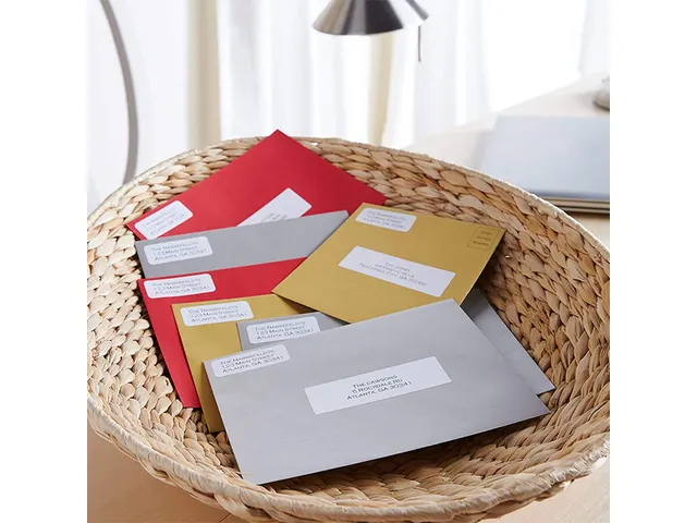 Etiquette adresse Dymo LabelWriter 36x89mm 12 rouleaux à 260 pièces