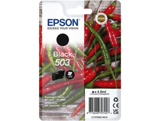 Inktcartridge Epson 503 T09Q14 zwart