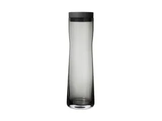 Karaf 1L Glas Transparant/Zwart Deksel Zwart - 1