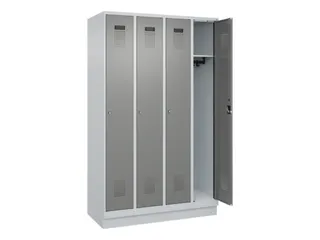 locker,HxBxD 1950x1200x500mm,4vak,vak B 300mm,cil.-slot,sokkel - 2