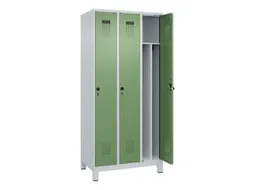 locker voor scheiding van kleding,HxBxD 1950x900x500mm,3vak