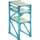uittrekstelling voor zware lasten,HxBxD 2000x890x1260mm,vaklast 800kg