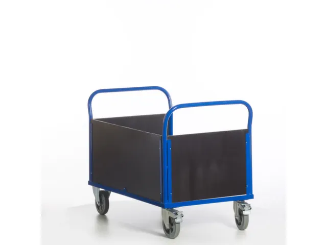 Chariot À 3Ridelles,Force 1200Kg,Panneau Plaque De Contreplaqué