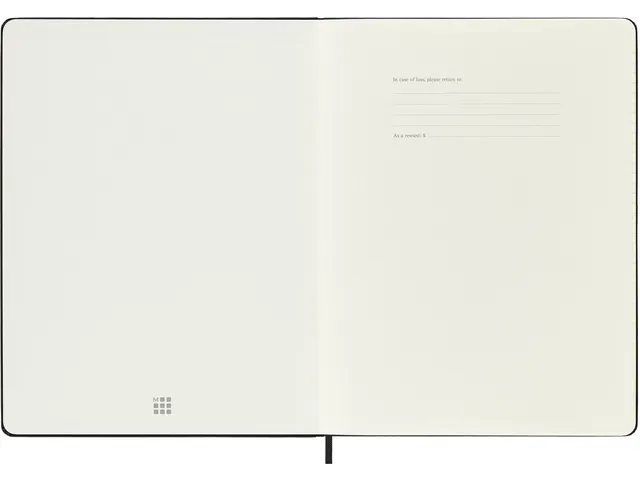 Agenda 2025/2026 Moleskine 18M Planner Weekly 7dag/1pagina XL zwart