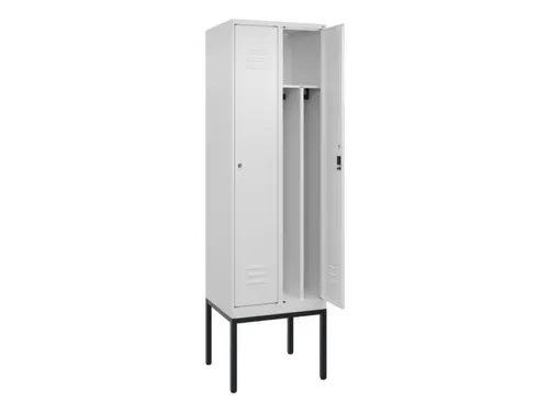 locker voor scheiding van kleding,HxBxD 2120x600x500mm,2vak