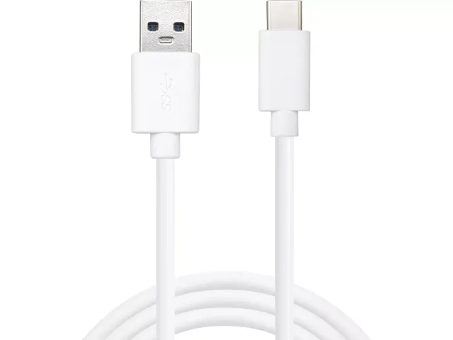 USB-C USB-A 2.0 SAVER Kabel 1 Meter Wit