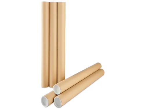 Verzendkoker Rond 1230x80mm Bruin 10 Stuks