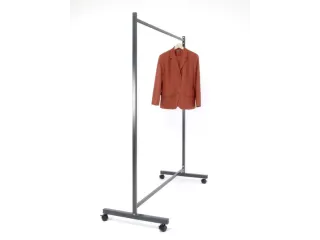 garderoberek,verrijdbaar,HxD 1800x600mm,4zwenkwielen,staal,1000 mm - 5